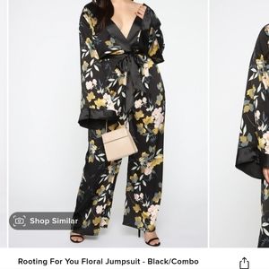 Floral jumpsuit